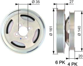 Шків колінчастого вала