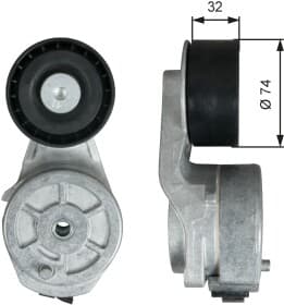 Натяжний ролик поліклинового ременя