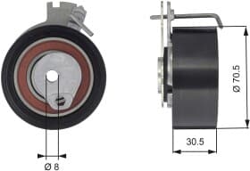 Натяжний ролик ременя ГРМ
