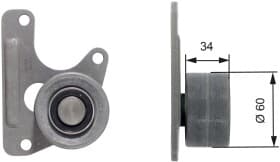 Обвідний ролик ременя ГРМ