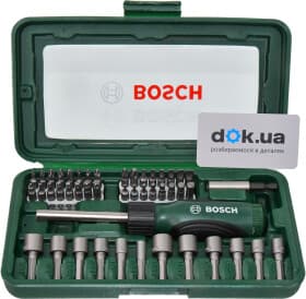 Отвертка реверсивная с набором бит Bosch 2607019504