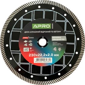 Круг отрезной Apro Pro+ 830085 230 мм