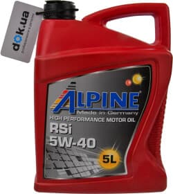 Моторное масло Alpine RSi 5W-40 синтетическое