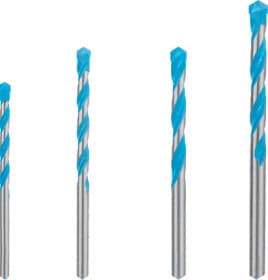 Набір свердл Bosch спіральних по металу, бетону та дереву 2608900650 5.5-8 мм 4 шт.