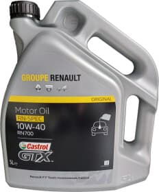 Моторна олива Renault / Dacia GTX RN-Spec RN700 10W-40 синтетична