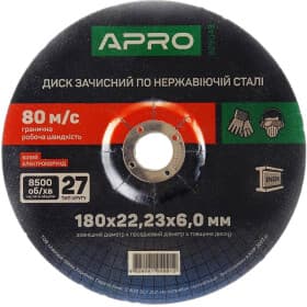 Круг зачистной Apro 829049 180 мм