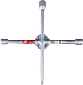 Ключ балонний Poputchik 24-143 хрестовий 17x19x21 мм