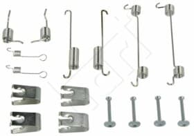 Монтажный комплект барабанных тормозных колодок Hart 223481