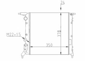 Радиатор охлаждения двигателя Радиатор охлаждения двигателя