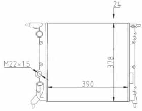 Радиатор охлаждения двигателя Радиатор охлаждения двигателя
