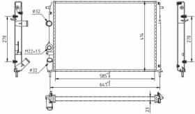 Радиатор охлаждения двигателя Радиатор охлаждения двигателя