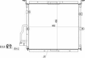 Радіатор кондиціонера