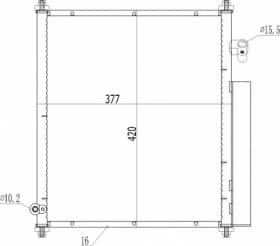 Радиатор кондиционера Радиатор кондиционера