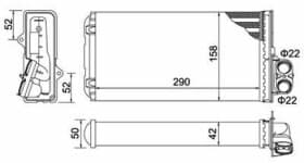 Радиатор печки
