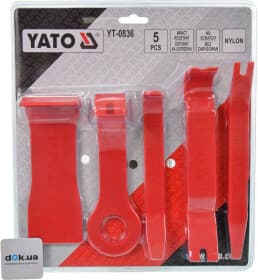 Набор инструментов для снятия обшивки Yato YT-0836 5 шт