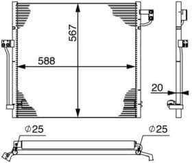 Радіатор кондиціонера