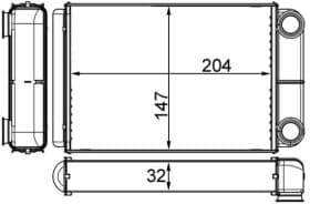 Радиатор печки