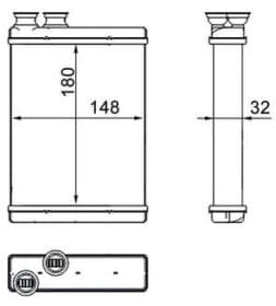 Радиатор печки