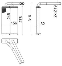 Радиатор печки