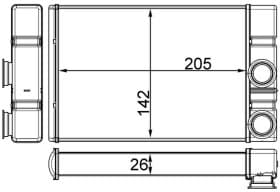 Радиатор печки