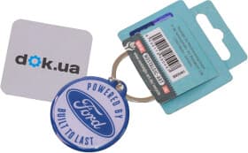 Брелок Nostalgic art Built To Last з логотипом Ford синій + білий 48049