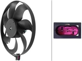 Вентилятор системи охолодження двигуна Behr Hella 8ew366420011