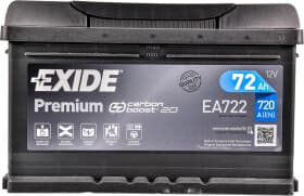 Аккумулятор Exide 6 CT-72-R Premium EA722