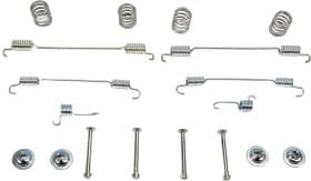 Монтажный комплект барабанных тормозных колодок Монтажный комплект барабанных тормозных колодок