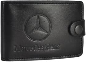 Визитница Poputchik 4002-035 с логотипом Merсedes-Benz цвет черный