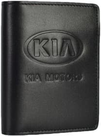 Портмоне-органайзер Poputchik 5070-029 з логотипом KIA колір чорний
