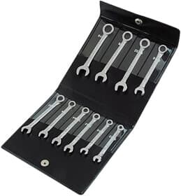 Набор ключей рожково-накидных Toptul GBBA1001 5/32"-7/16" 10 шт