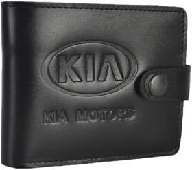 Портмоне-органайзер Poputchik 4022-029 с логотипом KIA цвет черный