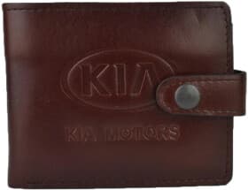 Портмоне-органайзер Poputchik 4022-029P с логотипом KIA цвет коричневый