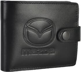 Портмоне-органайзер Poputchik 4022-038 з логотипом Mazda колір чорний Портмоне-органайзер Poputchik 4022-038 з логотипом Mazda колір чорний