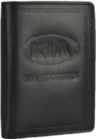 Портмоне-органайзер Poputchik 5062-029 з логотипом KIA колір чорний