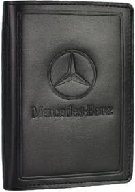 Портмоне-органайзер Poputchik 5062-035 з логотипом Mercedes-Benz колір чорний