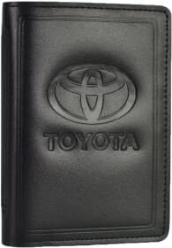 Портмоне-органайзер Poputchik 5062-041 з логотипом Toyota колір чорний