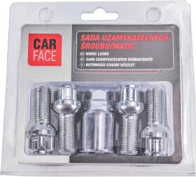 Комплект болтів-секреток із ключем Carface docf01353