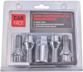 Комплект болтів-секреток із ключем Carface docf01352