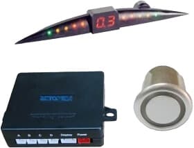 Парктроник Autokit PS-037 LED-4 с серыми датчиками 4 шт.