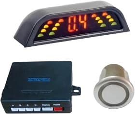 Парктроник Autokit PS-037-4 с серыми датчиками 4 шт.