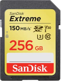 Карта памяти SanDisk Extreme SDXC 256 ГБ