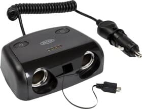 Разветвитель прикуривателя с USB Ring 2 в 1 + USB RMS14