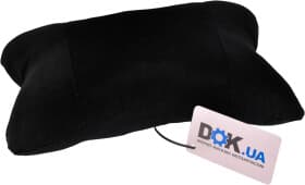 Подушка-підголовник Kerdis Standart чорна без логотипа 4820198830151