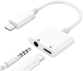 Кабель 2 в 1 PowerPlant CA911813 Apple Lightning - Apple Lightning - 3.5 (Female)