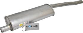 Глушитель выхлопных газов конечный