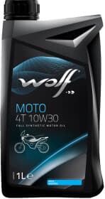 Моторное масло 4T Wolf Moto 10W-30 синтетическое
