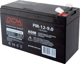 Акумулятор для ДБЖ Powercom PM-12-9 340036 9 Аг 12 В