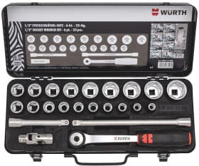 Набор торцевых головок и комплектующих Würth 096513230 1/2" (23 пр.)