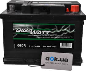 Аккумулятор Gigawatt 6 CT-60-R 0185756009